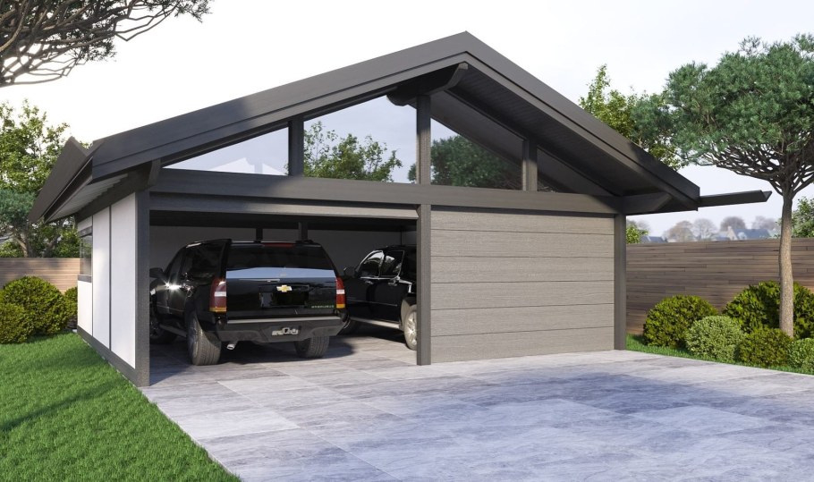 Домогацкий фахверк гараж