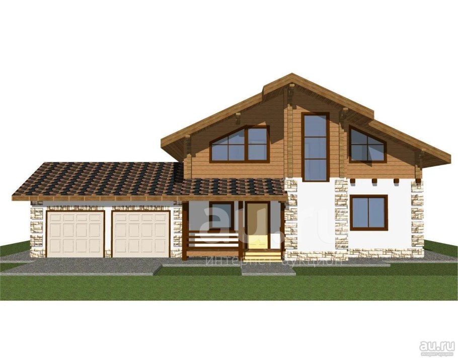 Комбинированный дом с гаражом