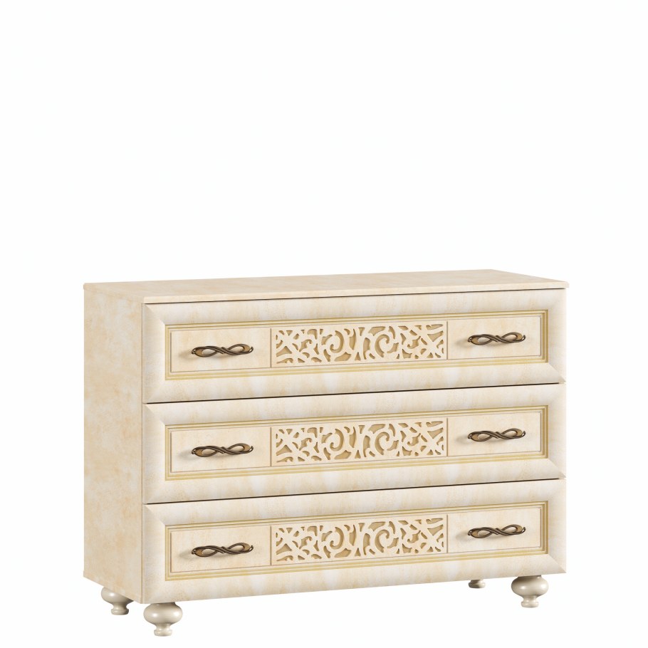 Любимый дом комод Александрия ЛД 625.100 (кожа Ленто,Рустика)