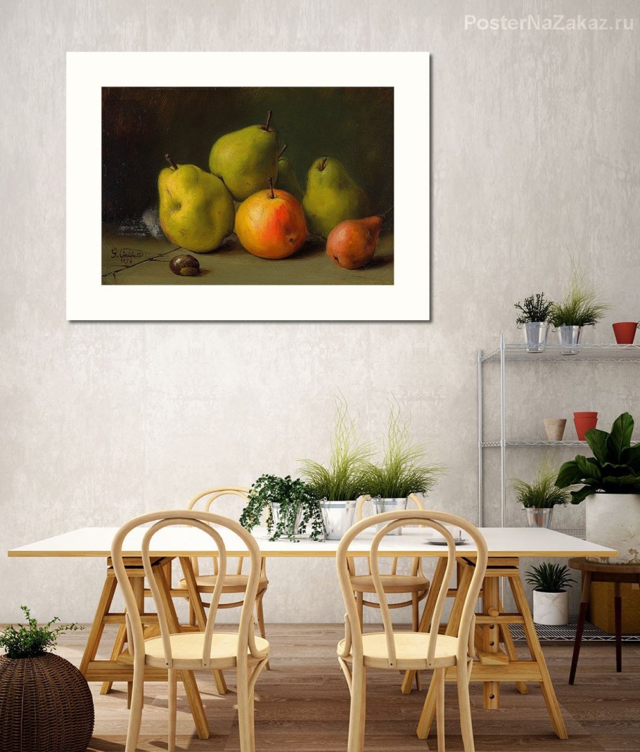 Живопись в интерьере кухни