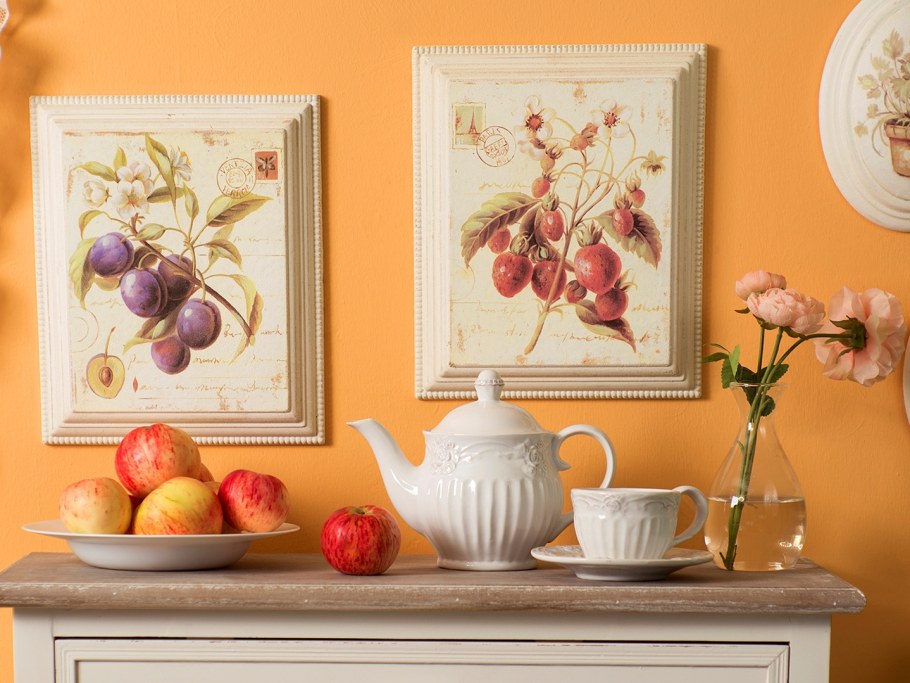 Триптих на кухню в стиле Прованс