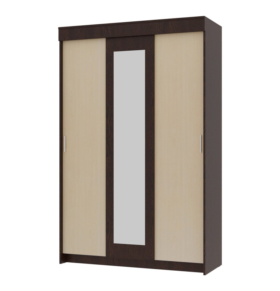 Шкаф купе Мираж 11 венге Млечный дуб