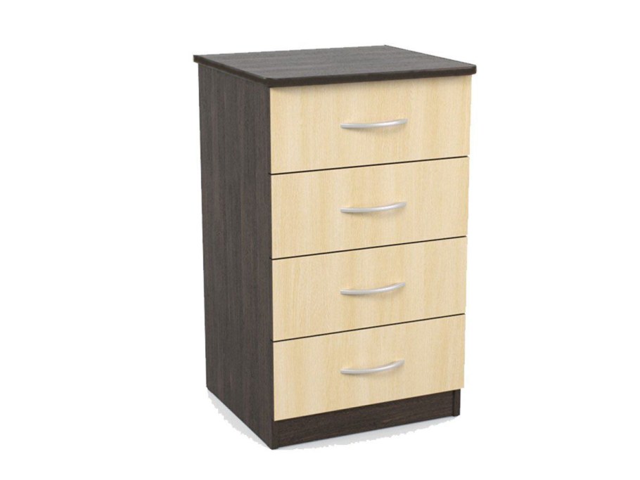 Комод уно 22 венге дуб молочный 780 396 794 мм 4 ящика