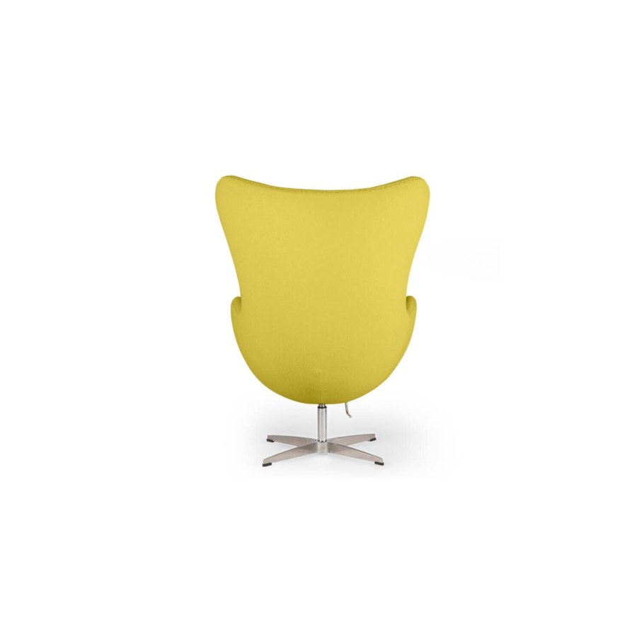 Кресло Arne Jacobsen Egg желтое
