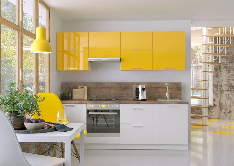Желтые кухни