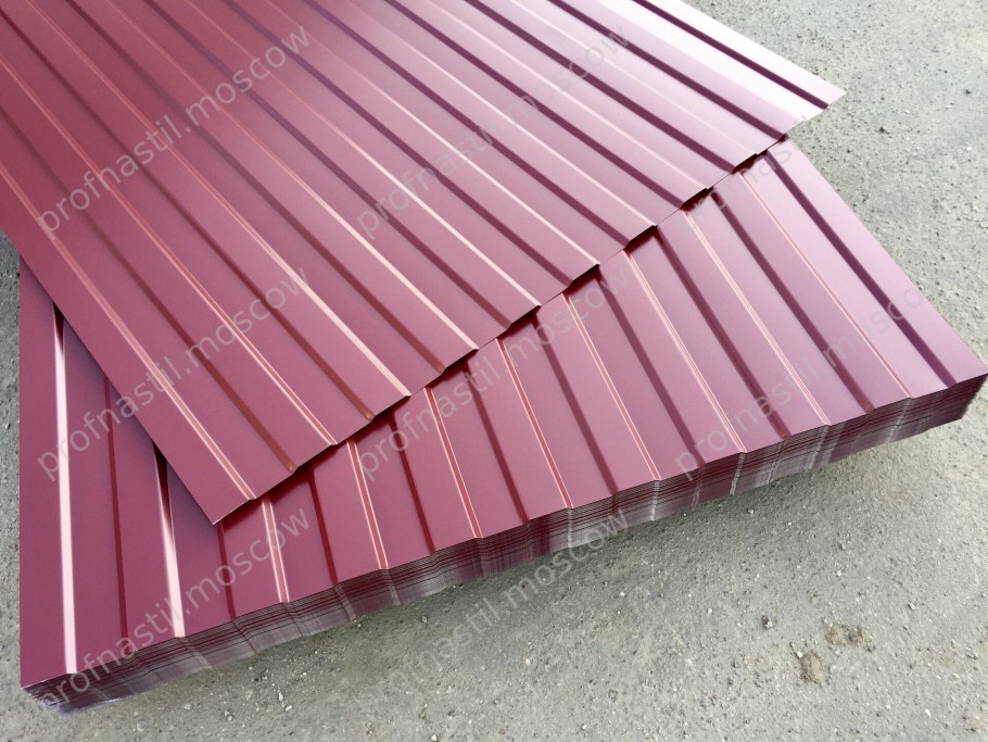 RAL 3005 профлист