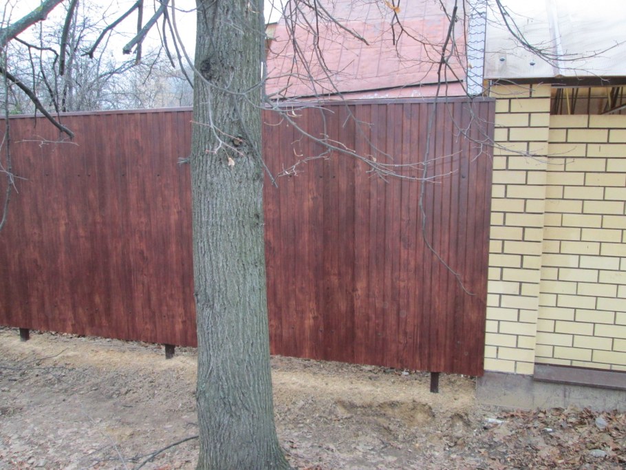 Металлопрофиль бразильская вишня