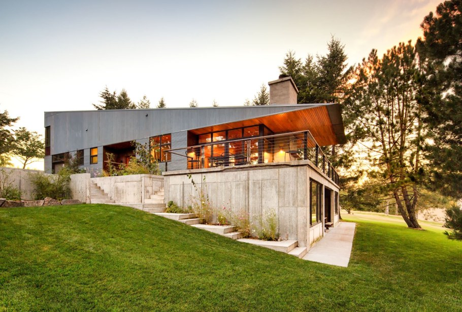 Проект дома на склоне House Wiesenhof