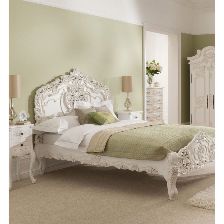 French Rococo Style Furniture Bedroom