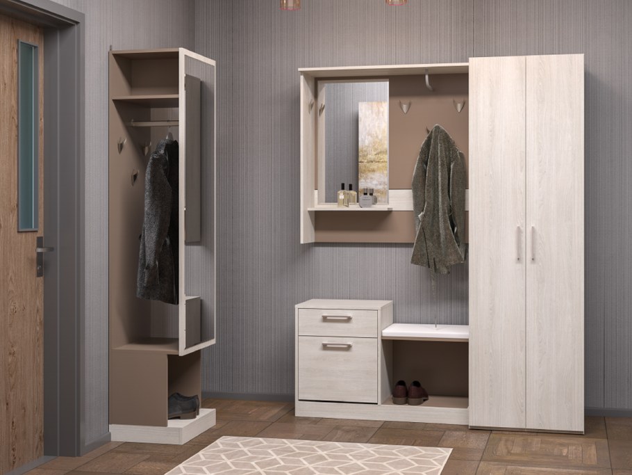 Модульная прихожая Лайт Моби