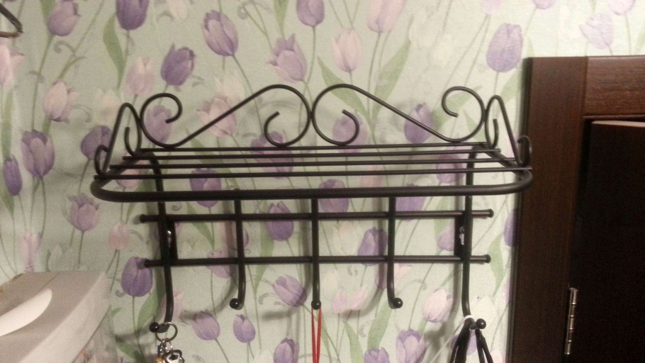 Вешалка Sheffilton Грация 1/5 черный/черный (металл/пластик)