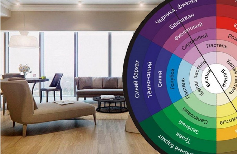 Цветовая гамма в интерьере