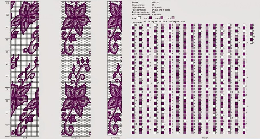 Вязание крючком бисерных жгутов