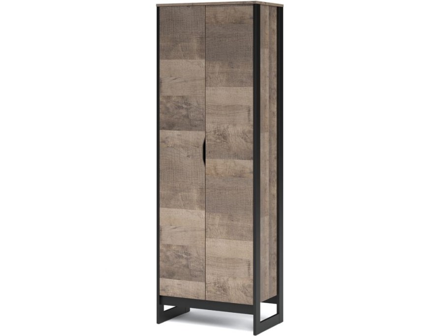 Империал Стокгольм спальня дуб гранж песочный/Железный камень