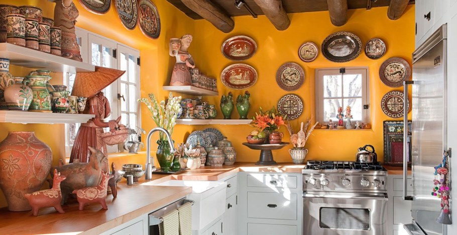 Этнический интерьер кухни