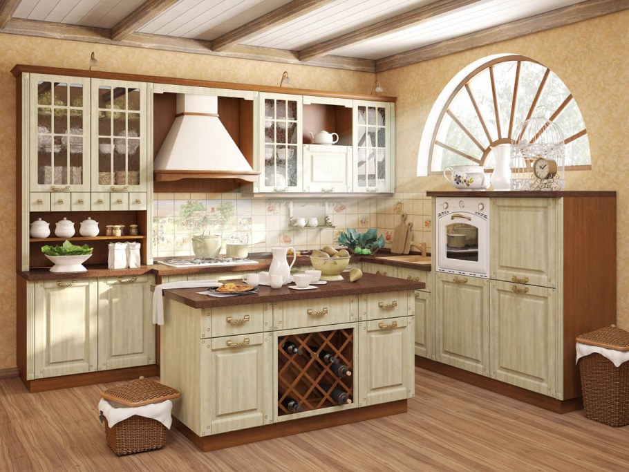 Кухонный гарнитур в стиле Кантри