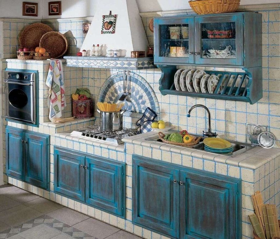 Раковина муратура в стиле Кантри