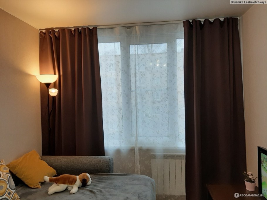 Шторы икеа МАЙГУЛЛ сиреневые