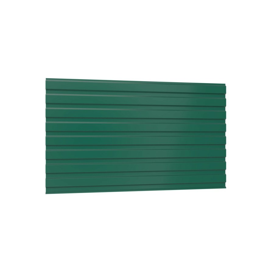 Профлист с-8 1200 х 2000 х 0,35 мм зеленый (RAL 6005)