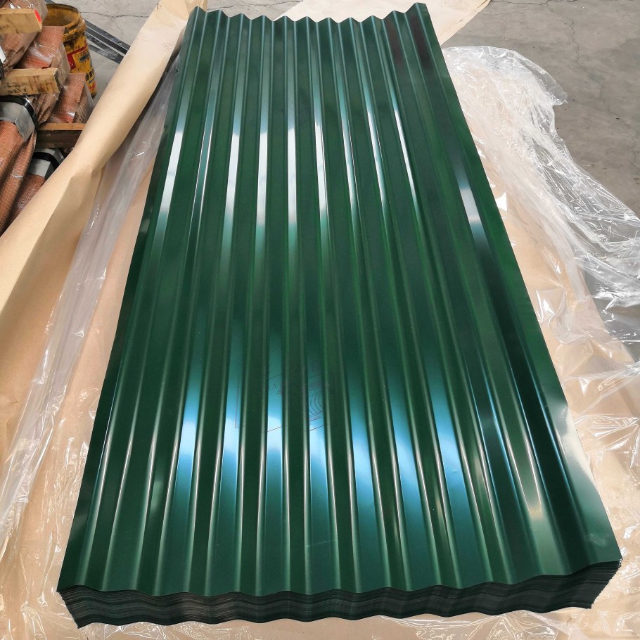 Лист металлический зеленый