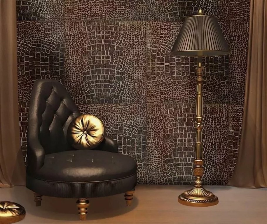 Кожаный декор в интерьере