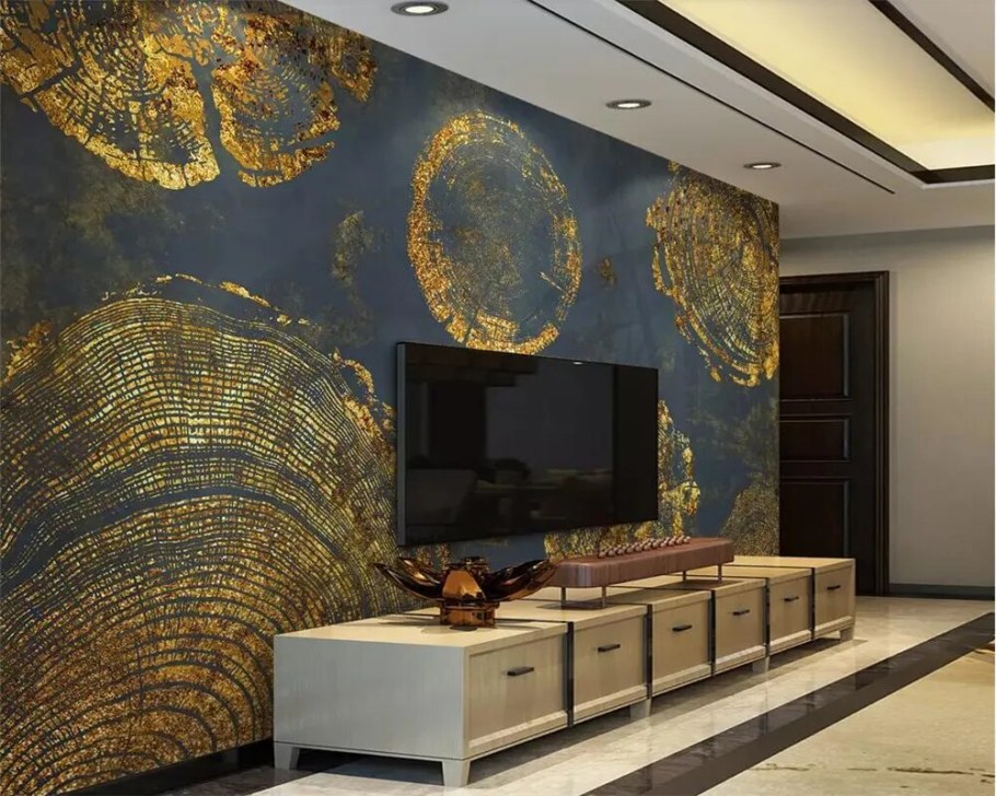 Интерьер с золотом