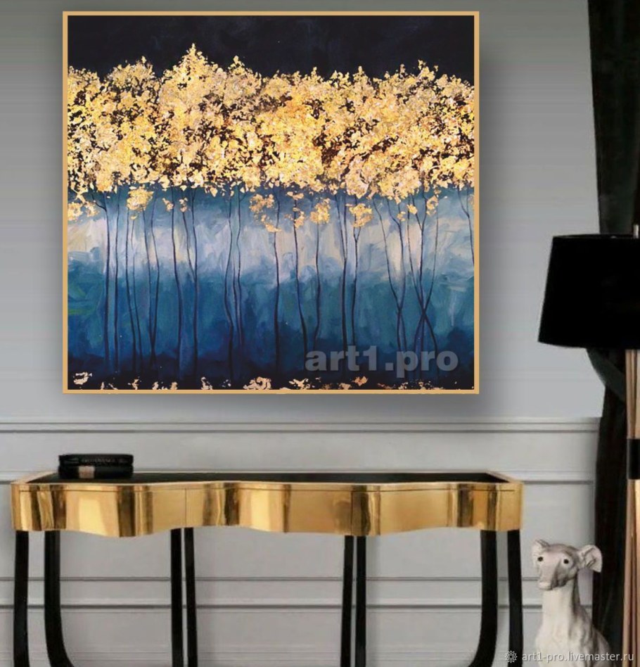 Интерьерная живопись поталь