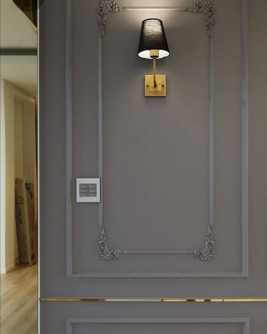 Латунные молдинги в интерьере