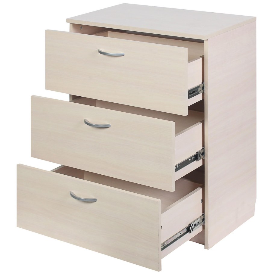 Комод 3 ящика, 68.5x80x39.4, цвет сонома