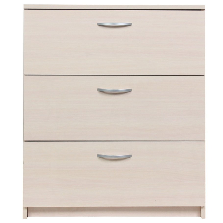 Комод 3 ящика 68.5x80x39.4 см, цвет дуб белёный