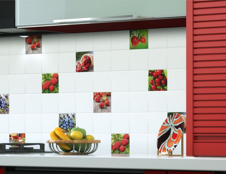 Декор Mosplitka клубника 10х10