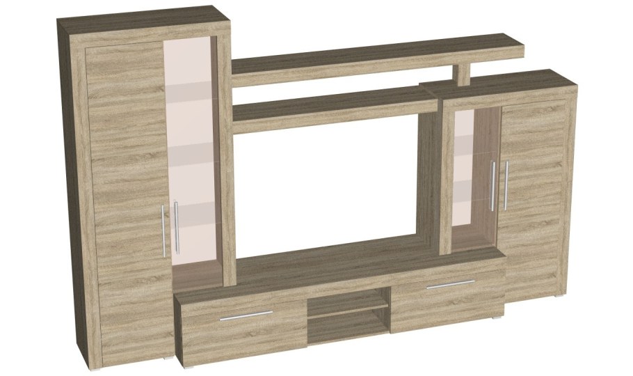 Стенка Тоскана 2 дуб сонома