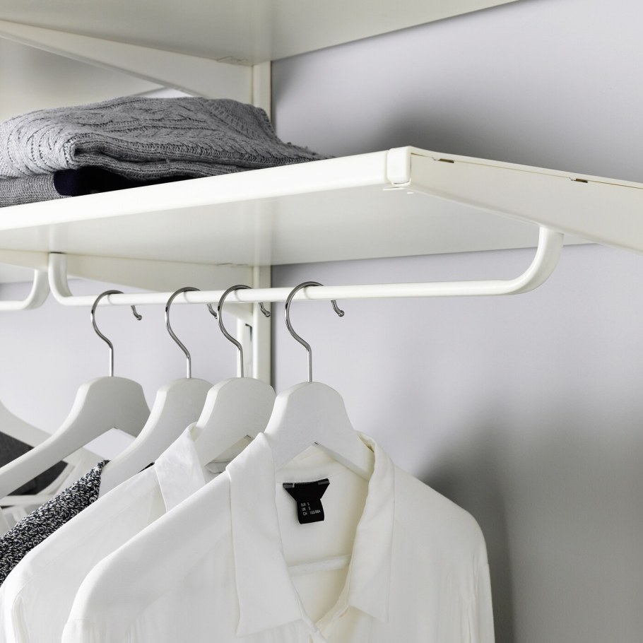 Настенная шина, полки, штанга 132x41x199 см ikea АЛЬГОТ