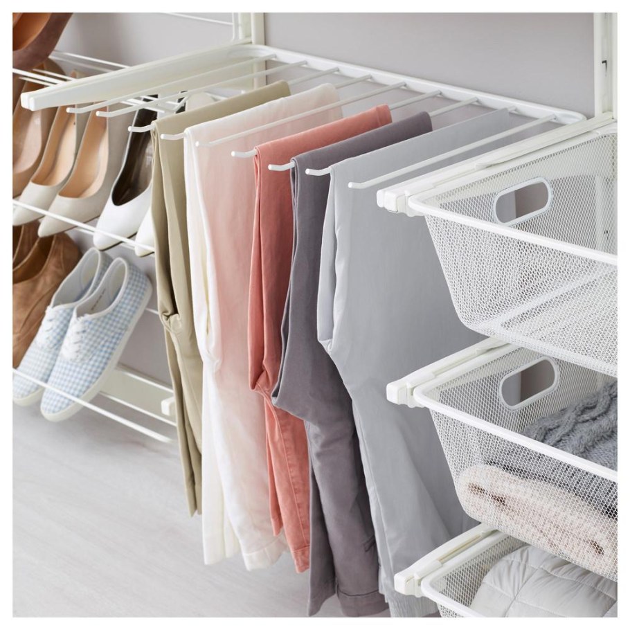 Гардеробная икеа АЛЬГОТ