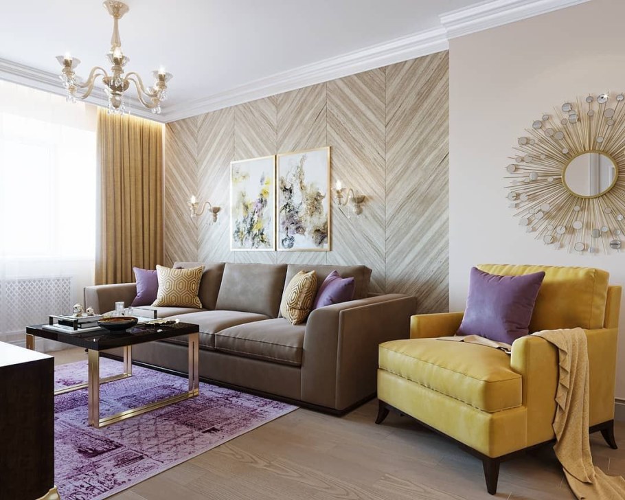 Интерьер гостиной 2022