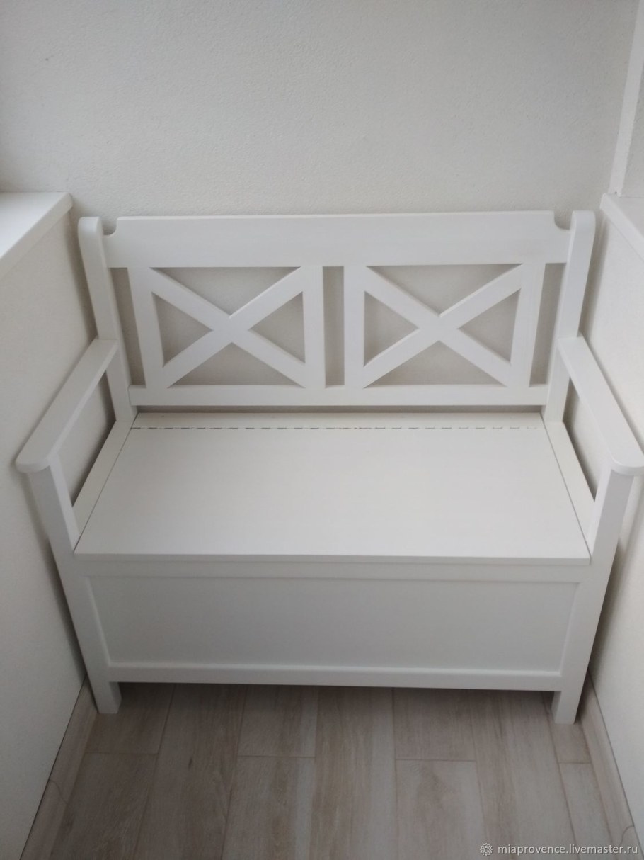 Скамья икеа белая