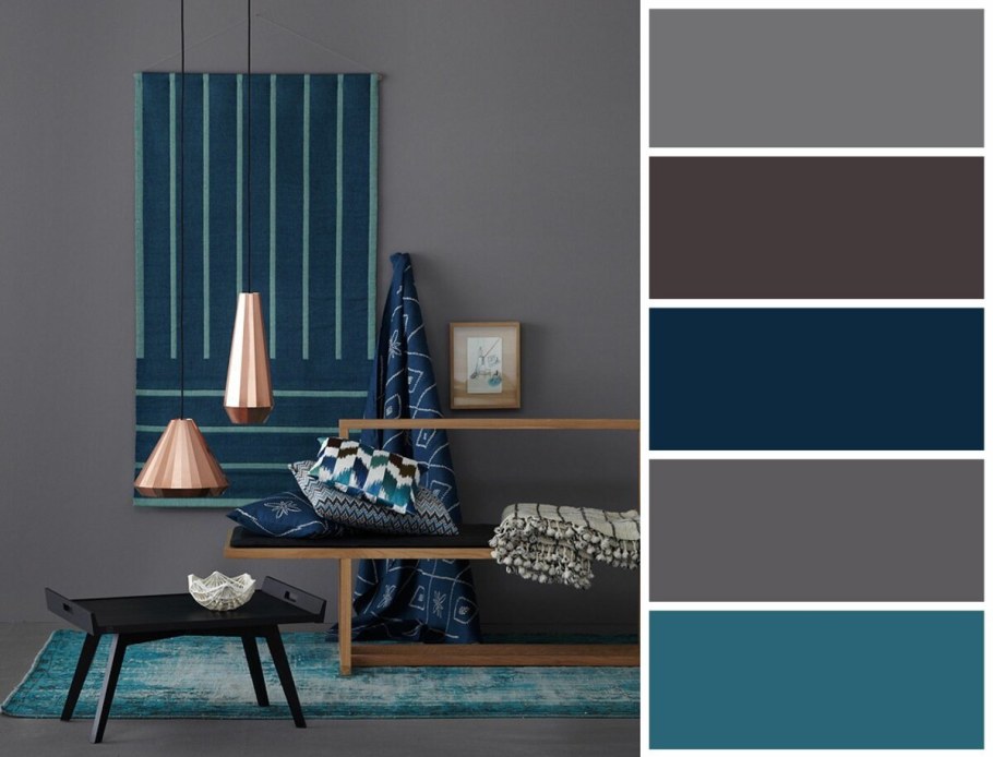 Сочетание цветов с серым