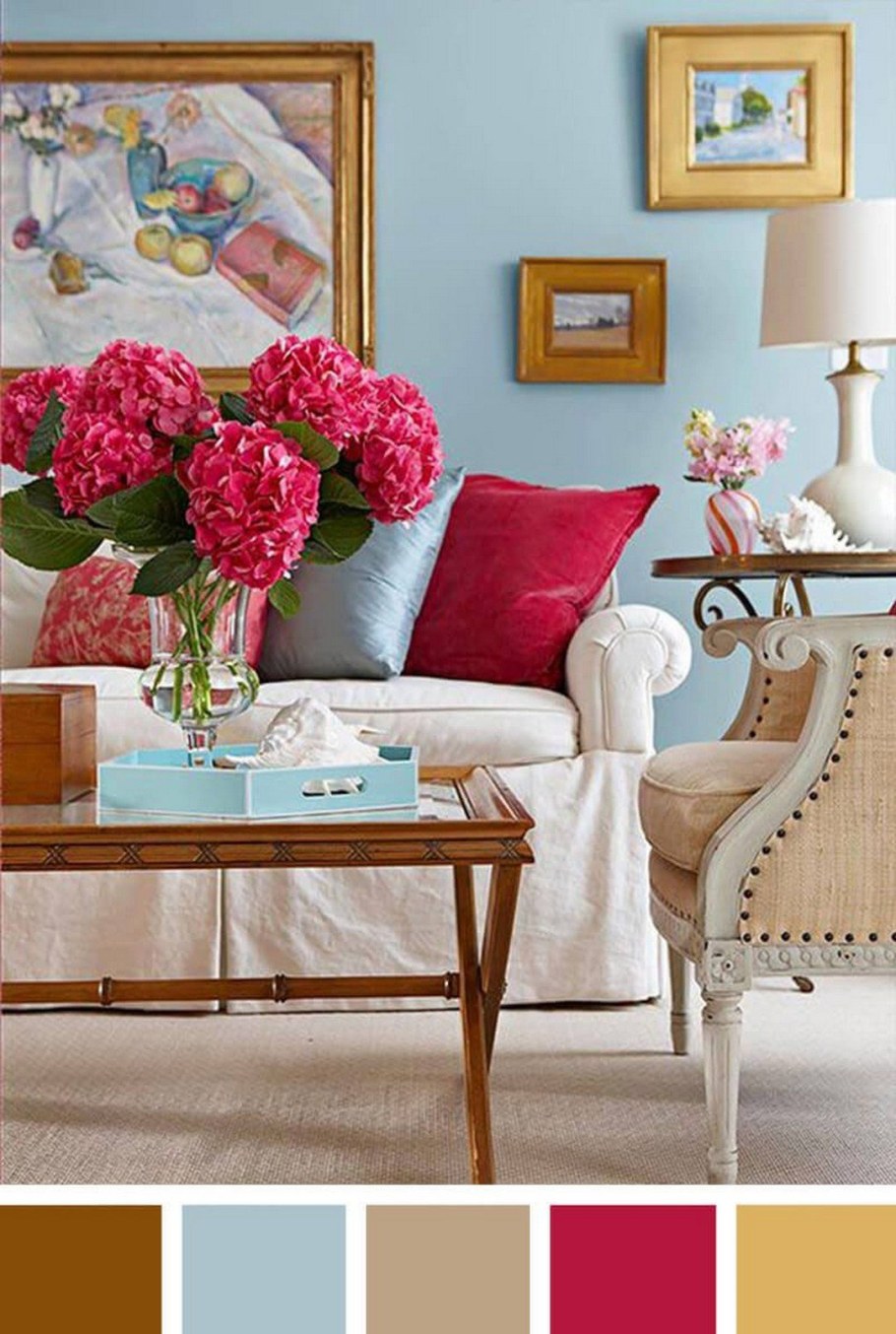 Цветовые сочетания в интерьере