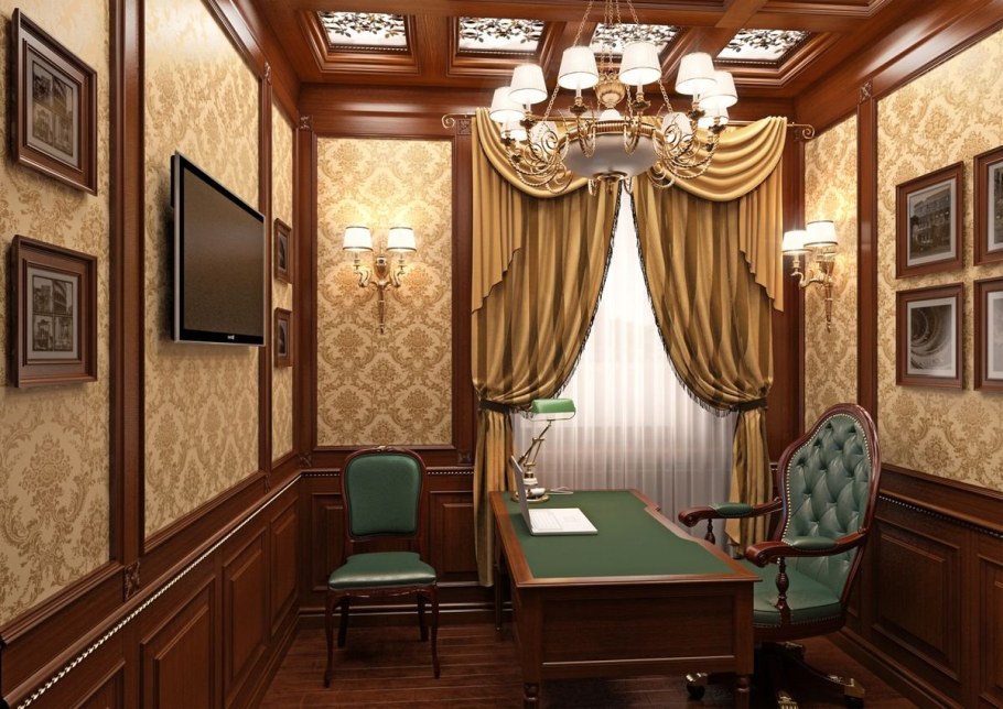 Интерьер кабинета Рэма Вяхирева