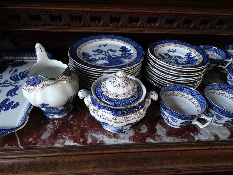 Вьетнамский чайный сервиз фарфор 1950