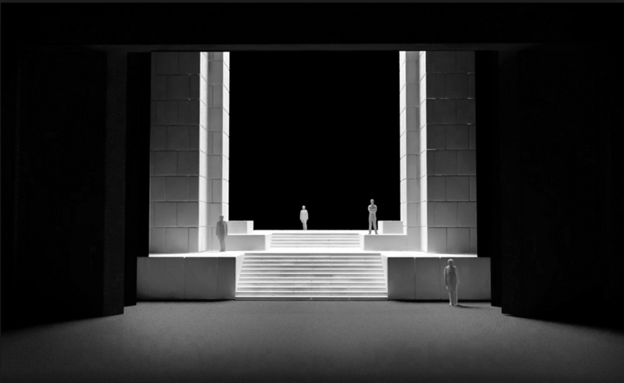Минималистичные декорации театр