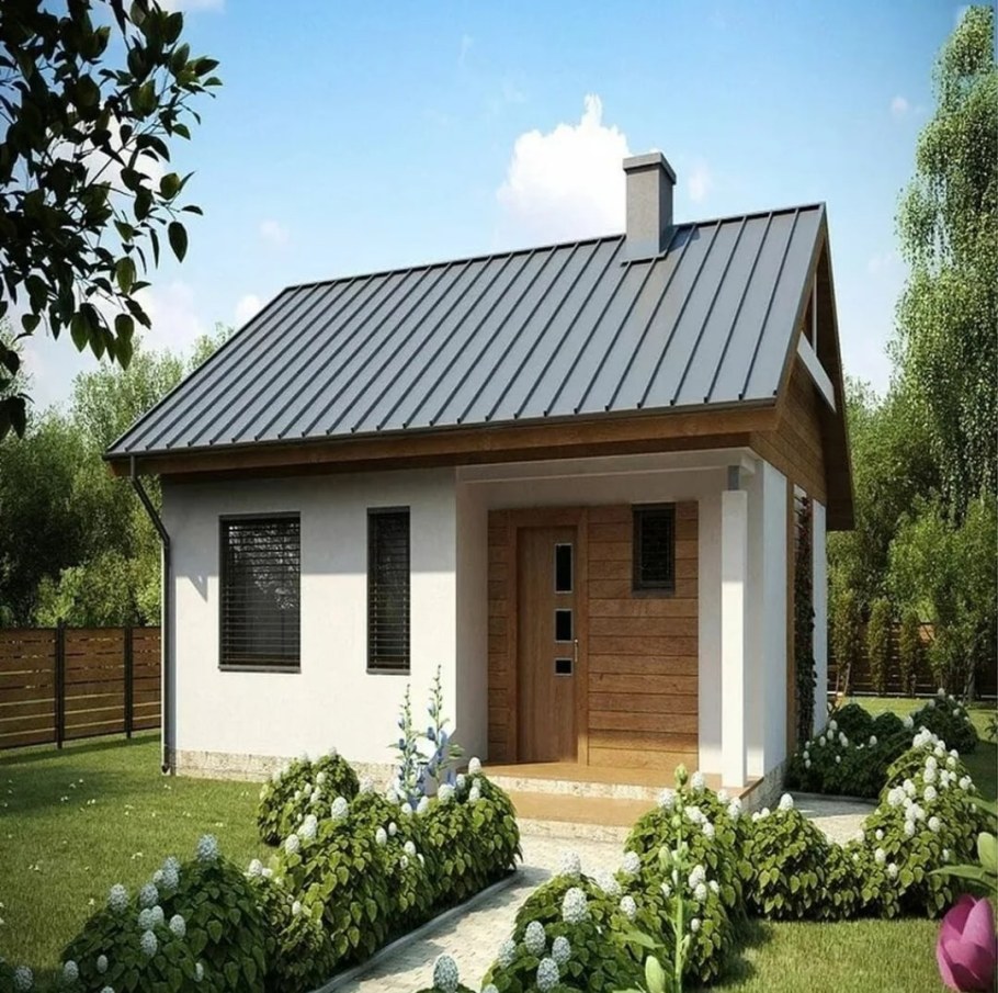 Небольшой одноэтажный домик