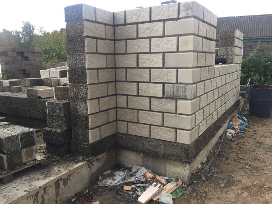 Арболито блок облицовочный