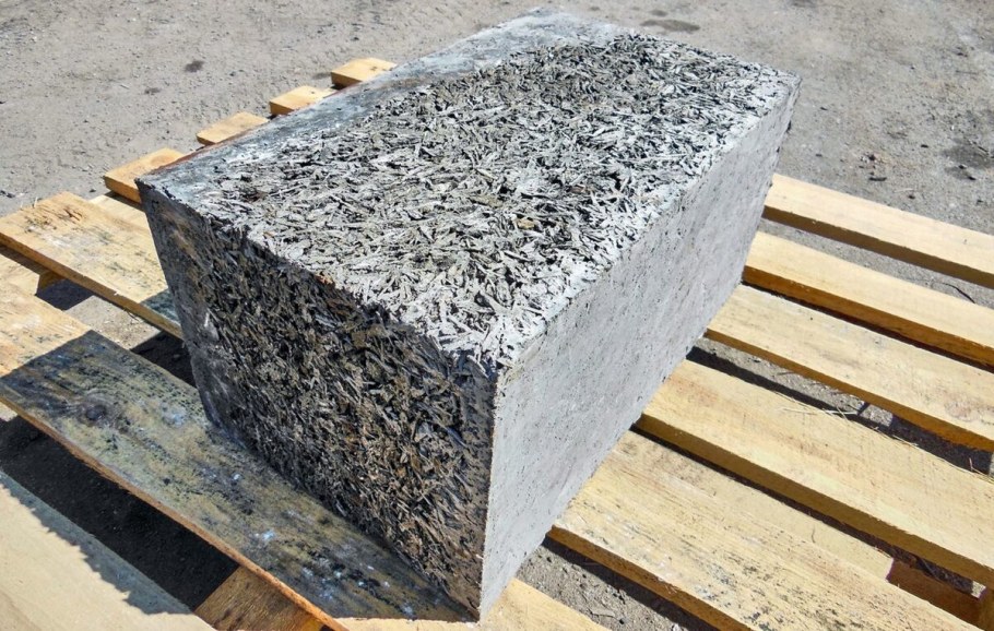 Арболитовые блоки с пазом и гребнем