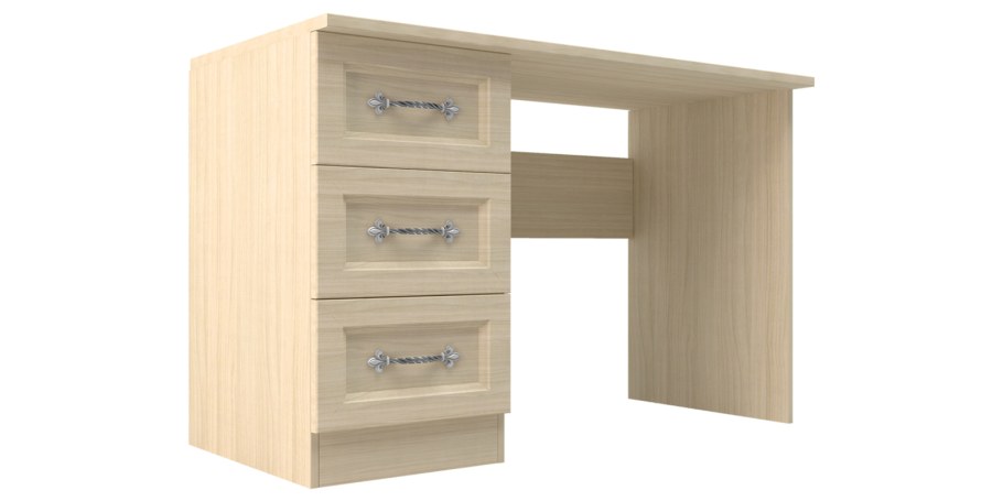 Стол письменный Алькор молочный дуб