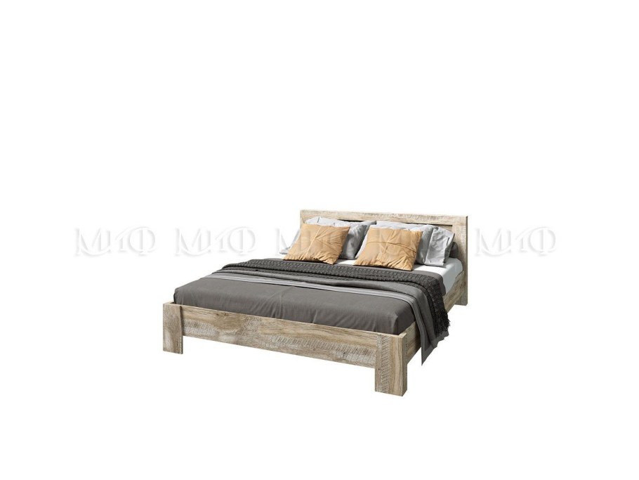 Кровать Ривьера дуб Юкон