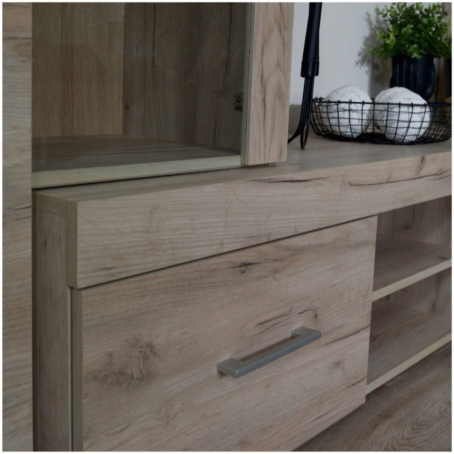 Стенка Империал джерси дуб крафт/серый