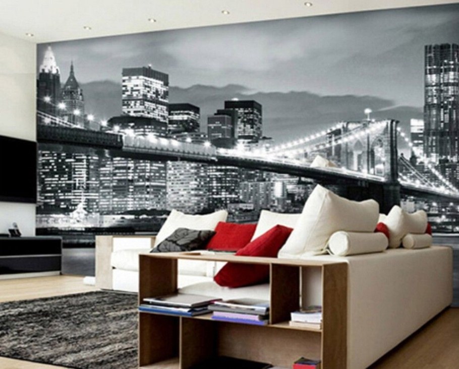 Фотообои на стену в гостиную