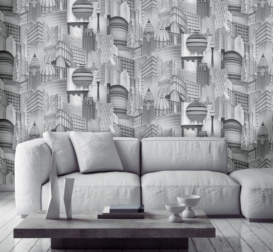 Современные фотообои в интерьере