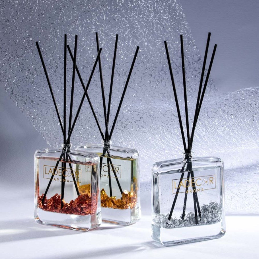 LADECOR аромадиффузор с палочками стблестками